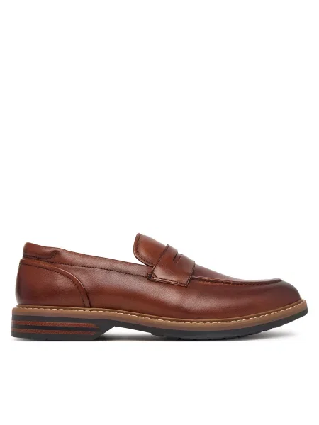 Poltopánky Clarks Aldwin 2 Step hnedá
