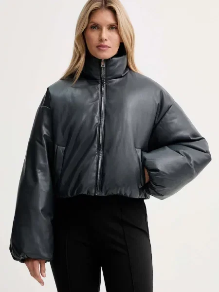 Nanushka geacă de puf de iarnă oversize albastru