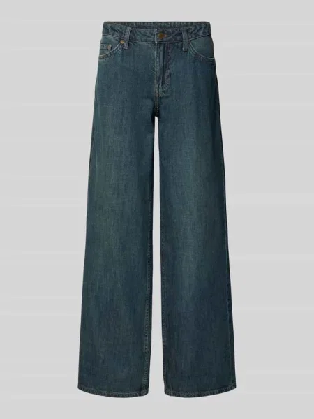 Jeansy z niskim stanem z czystej bawełny Weekday