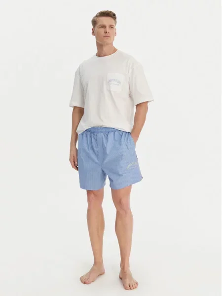 Calvin Klein Underwear Pižama Heritage modra