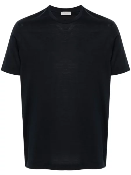 Tricou Paul & Shark cu decolteu rotund albastru