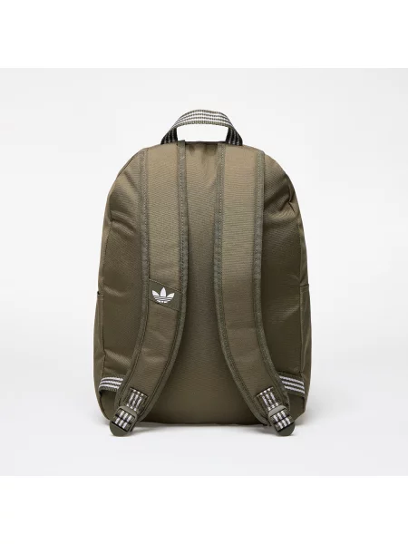Раница adidas Originals Adicolor зелено голям с десен бяло