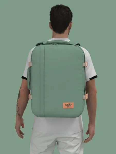 CabinZero Classic 44 l zsályás erdei túra hátizsák. Méret: 44 l zöld
