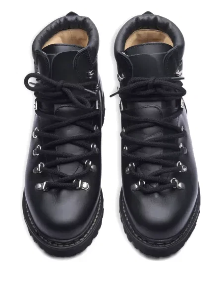 Кожени боти Paraboot с връзки черно