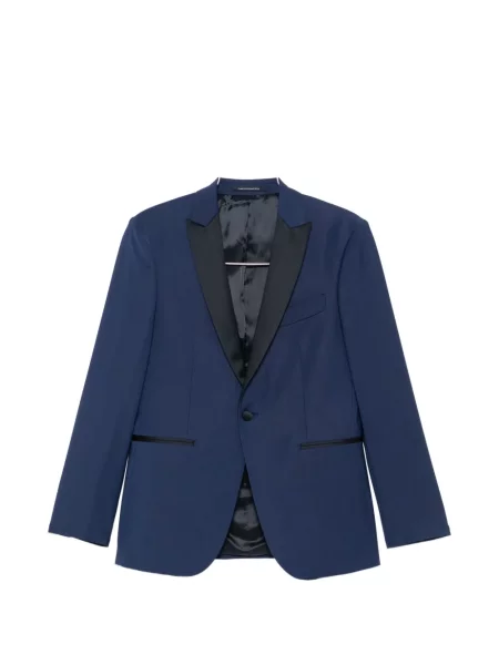 Costum Carlo Pignatelli cu rever albastru