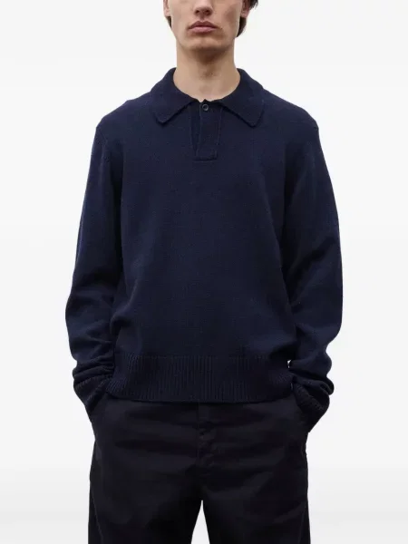 Tricou polo Norse Projects albastru