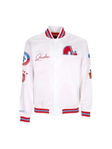 Kurtka bomber Mitchell & Ness biały