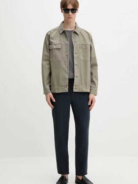Rag & Bone pantaloni pentru bărbați din in
