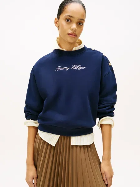 Palton Tommy Hilfiger alb