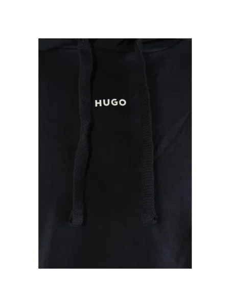 Bluza z kapturem Boss niebieska