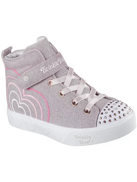 Buty sportowe dla dzieci Skechers Heart Steps Heart Glow fioletowe