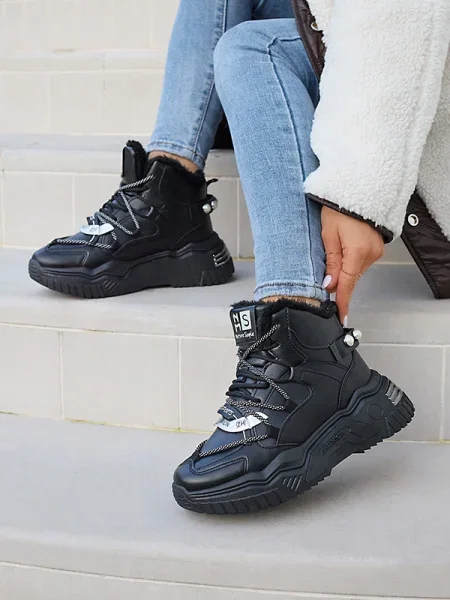 Sneakerși Resti negru