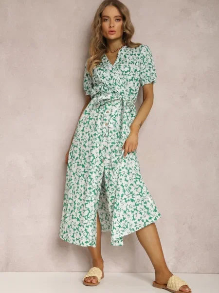 Rochie din Andrilla verde