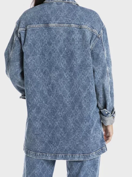 Джинсова куртка Replay синя