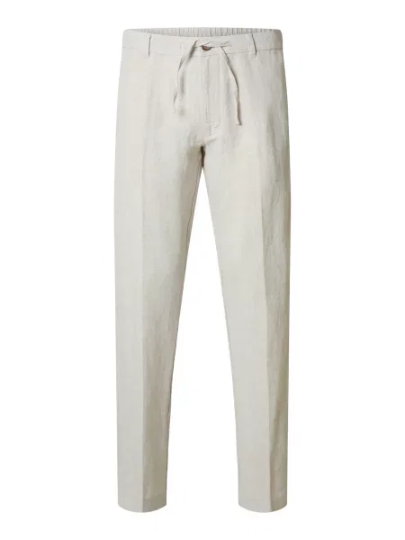 SELECTED HOMME Pantaloni cu dungă grej