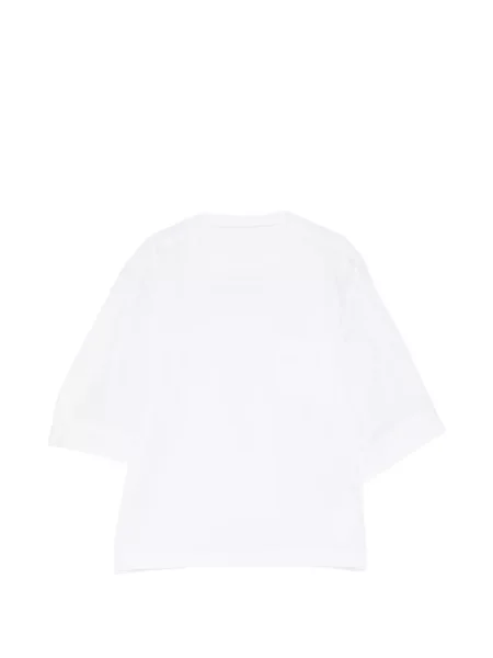 Scurt tricou Sacai alb
