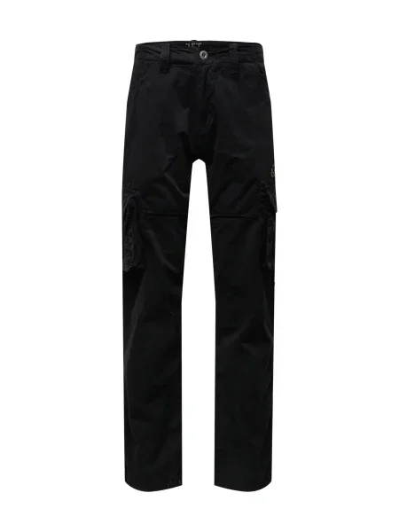 Alpha Industries Текстилни панталони Jet Straight Fit черен