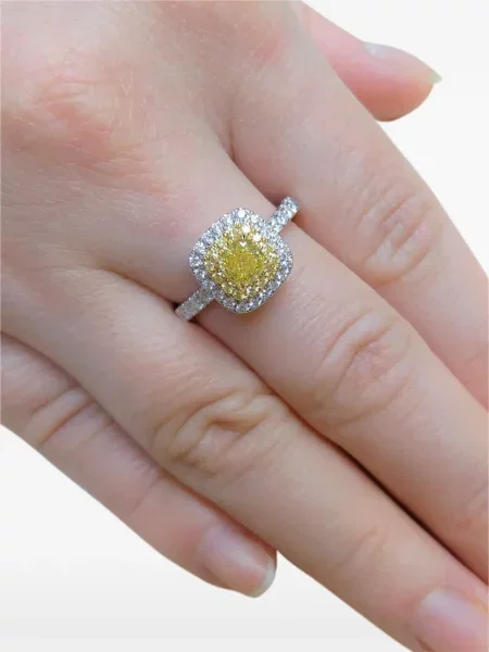 Diamant inel Hyt Jewelry galben