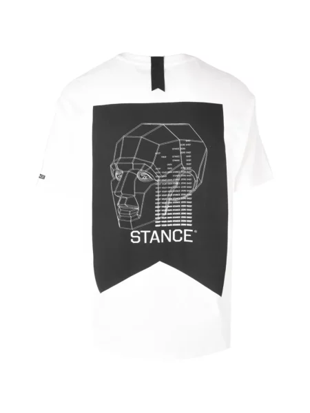 Tricou Stance cu imagine alb