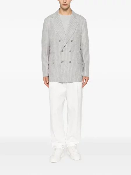 Pantaloni Canali alb