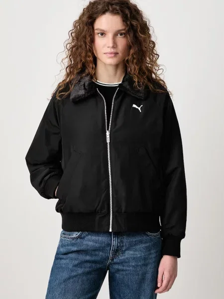 Puma jachetă reversibilă pentru femei negru