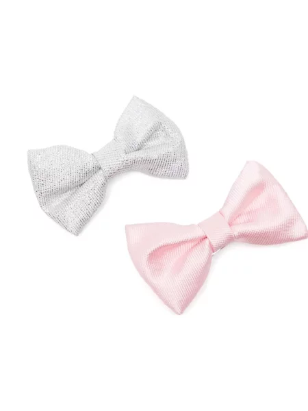 Keprová mikina Ombre Clothing s mašlí stříbrná