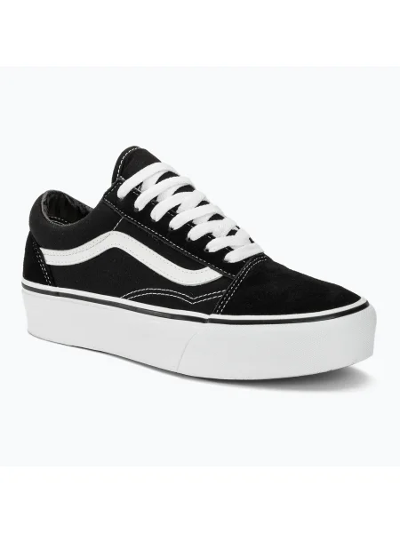 Tenisky Vans Old Skool na platforme čierna