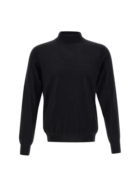 Sweter z golfem Filippo De Laurentiis czarny
