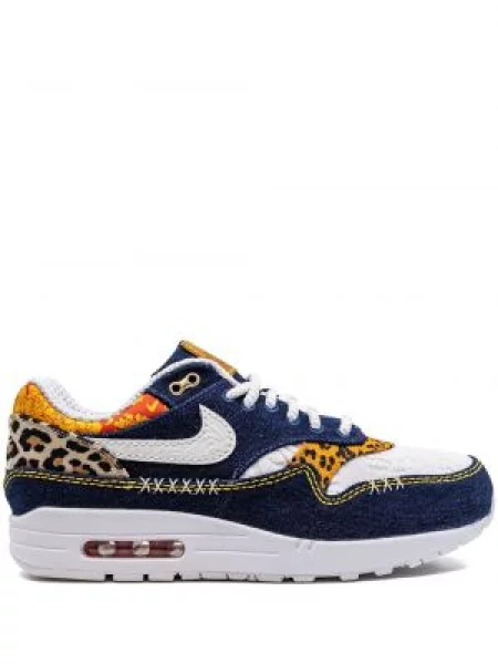 Sneakerși Nike Air Max 1 cu model leopard albastru