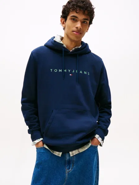 Geacă de blugi Tommy Jeans albastru