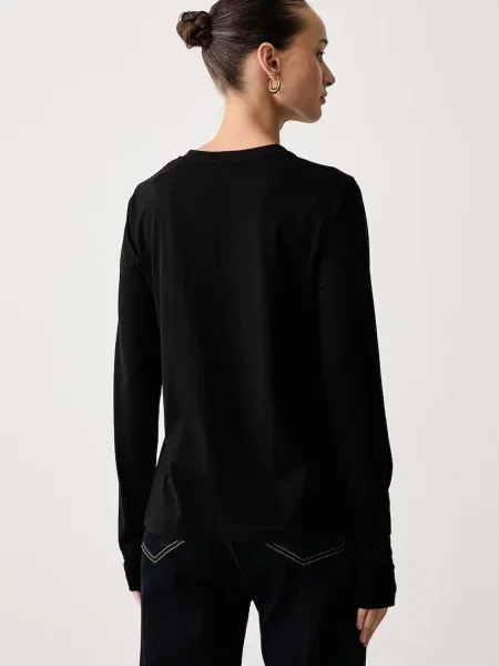 Tricou cu mânecă lungă Pinko negru