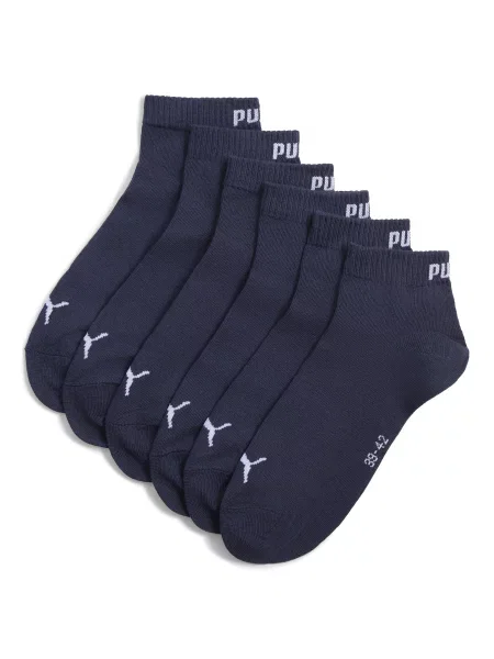PUMA Skarpety do kostek unisex 3 pary Odzież niebieski