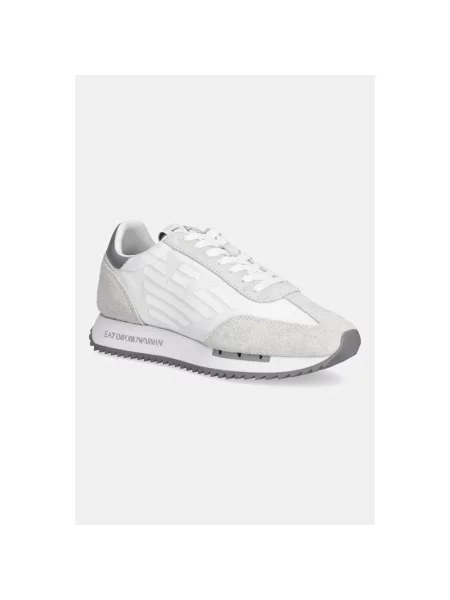 Sneakersy Emporio Armani Ea7 skórzane białe