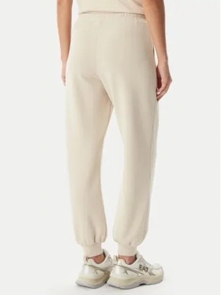 Emporio Armani Hlače taupe siva bež