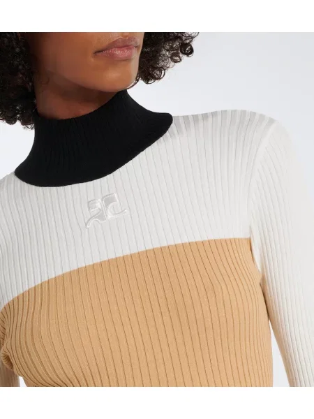 Top Courreges tricotate bej