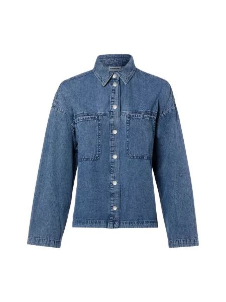 Noisy May Dżinsowa bluzka Nmenza Kobiety jednolity S niebieski