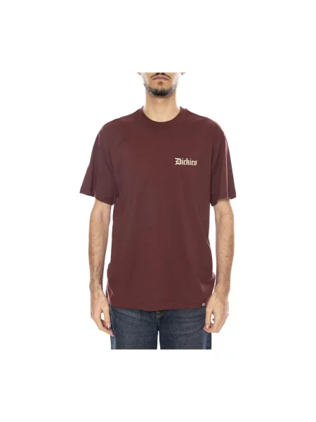 Koszulka Dickies z krótkim rękawem brązowa