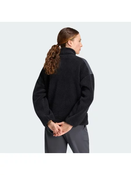 Bluza polarowa Terrex Xploric CLIMAWARM High Pile Snap czarna