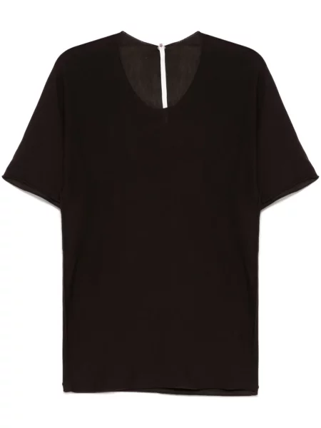 Tričko Label Under Construction hnědé