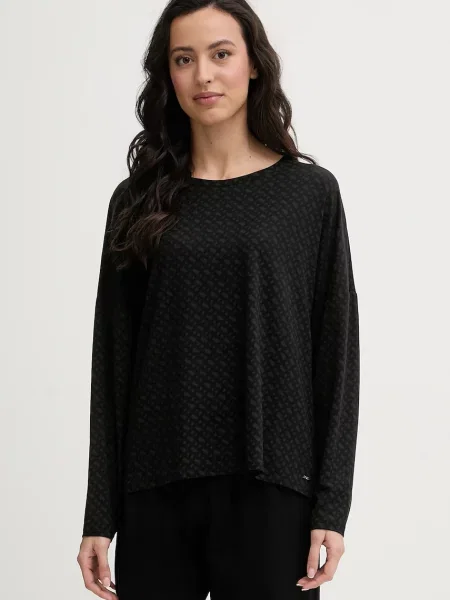 Koszula Boss z autografem czarna