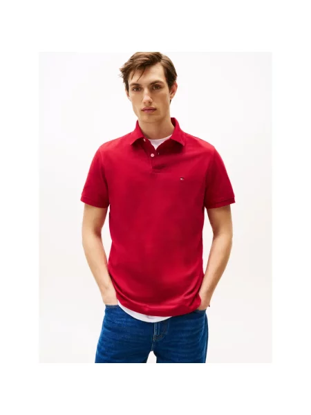 Tommy Hilfiger Polo czerwony