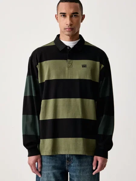 Tricou cu mânecă lungă Vans verde