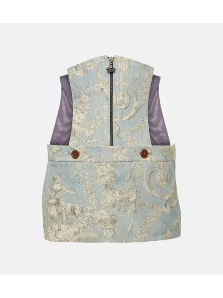 Spódnica Vivienne Westwood z gorsetem niebieska