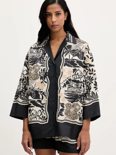 Srajca Ermanno Firenze črna