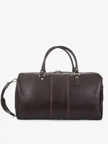 Кожаная дорожная сумка Inbag коричневая
