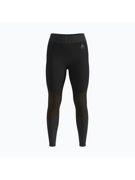 Pantaloni termici pentru femei ODLO Fundamentals Performance Warm Bl Bottom Long black negru