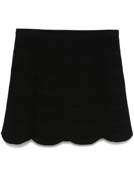 Fusta mini Tom Ford tricotate negru