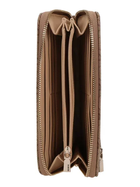 GUESS Portofel BRENTON / deschis maro