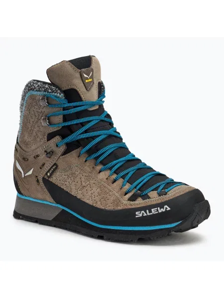Női trekking cipő Salewa MTN Trainer 2 Winter GTX bungee cord/ delphinium MTN Trainer 2 Winter GTX barna