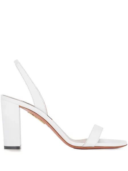 Sandale Aquazzura alb